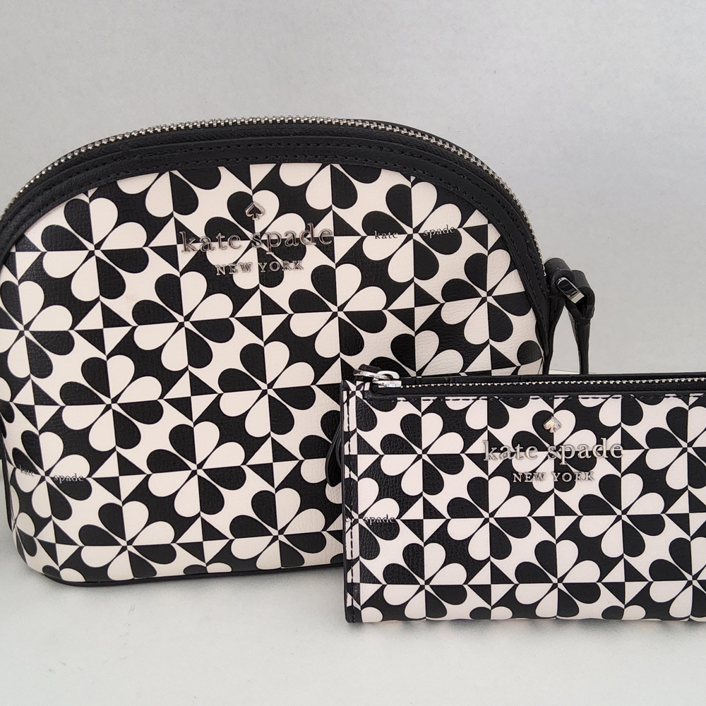Kate Spade Hollie Clover Crossbody Bag & Matching Wallet